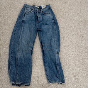 We the free good luck mid rise barrel jeans